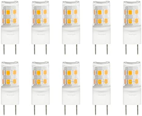 Anyray (10 LED-es G8-Csere Izzók 2W az 120V 20-Watt Mikrohullámú GE WB36X10213 20W (Puha, Fehér 3000K)
