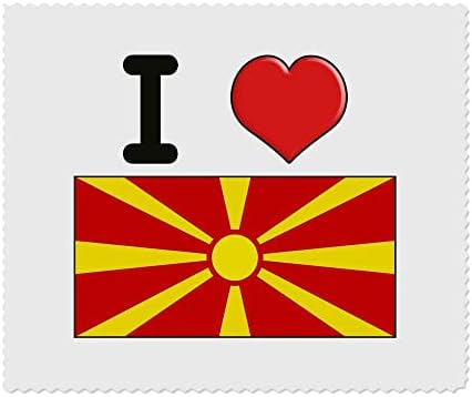 Azeeda 2 x 'Szeretem Macedónia Mikroszálas Lencse/Szemüveg Tisztító Kendők (LC00017381)