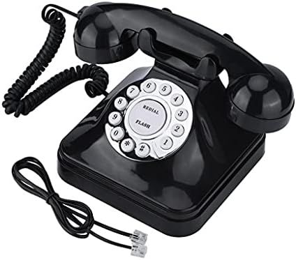 XJJZS Retro Stílusú Vintage Antik Telefon Vezetékes Számot Tároló Tárcsa Retro Telefon, Vezetékes