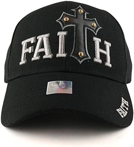 A hit pedig Keresztet Hímzett Keresztény Témájú Strukturált Baseball Sapka