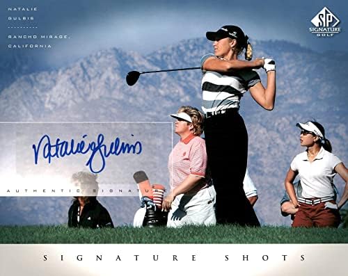Natalie Gulbis Dedikált 2004 Felső szint Aláírás Golf Kártya NG SKU 211714 - Dedikált Golf-Felszerelés