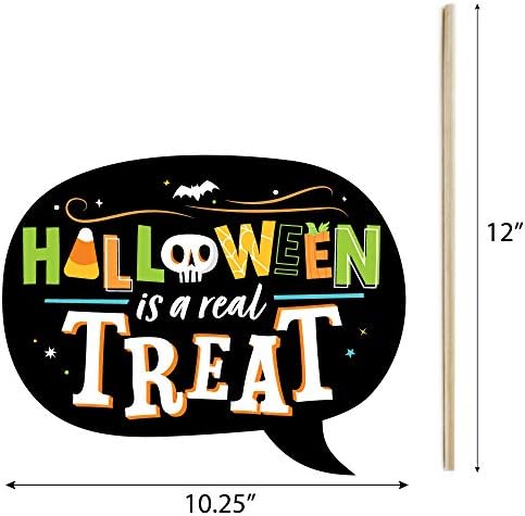 Nagy Dot a Boldogság Vicces Jack-O'-Lantern Halloween - Gyerekek Halloween Party Fotó Kellékek Kit - 30 Szám