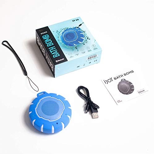 iJoy Bluetooth Zuhany Hangszóró - Prémium Vízálló Vezeték nélküli Úszó Hangszóró - Kültéri Beltéri Masszív, Vízálló Porálló