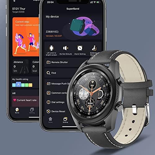 Usbinx Élet Z57 Smartwatch Forgó Keret Bluetooth Beszélni Óra, Fitness Óra, Bluetooth sportóra Lépés, Kalória, Aludni Pálya,