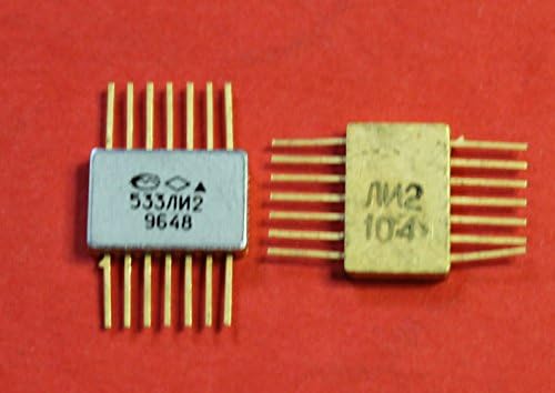 S. U. R. & R Eszközök 533LI2 analoge SN54LS09 IC/Mikrochip SZOVJETUNIÓ 2 db