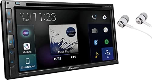 Pioneer Multimédiás Dupla-Din A-Dash 6.2 WVGA Kijelző Vevő Apple CarPlay. Beépített Bluetooth, AppRadio Mód/ Spotify & Pandora