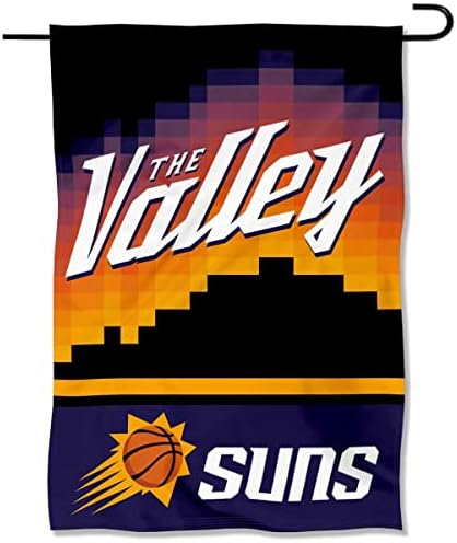Phoenix Suns Város Kiadás Kétoldalas Kert Zászló