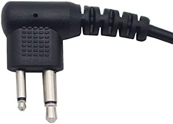 GoodQbuy 2 Pin G Alakú Clip-Ear Fülhallgató Fülhallgató Kompatibilis Motorola kétirányú Rádiós Eszközök CP200 CP200D CP185 DTR650