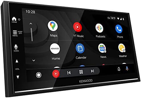 KENWOOD DMX7709S 6.8 Hüvelykes Kapacitív érintőképernyő, Autó Hifi, CarPlay, Android Auto, Bluetooth, AM/FM Rádió, MP3 Lejátszó,