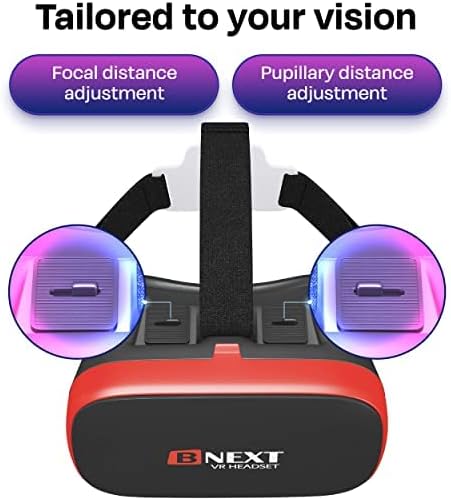 VR Headset-Kompatibilis iPhone & Android - Univerzális Virtuális Valóság Szemüveg Gyerekeknek & Felnőttek - A Legjobb Mobil Játékok