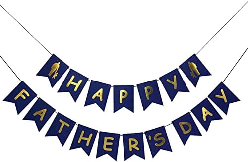 BIEUFBJ Boldog apák napját Banner Kék, Boldog Apák Napja Parti Dekoráció, Kellékek Boldog apák napját Banner, Papa ' s Day Party Ötletek