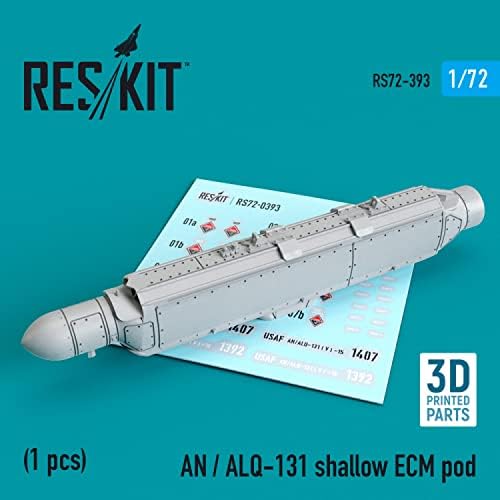 Reskit RS72-0393 1/72 an / ALQ-131 Sekély ECM pod (3D Nyomtatás)