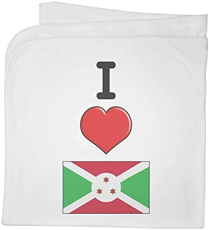 Azeeda 'Szeretem Burundi' Pamut Bébi Takaró / Kendő (BY00026095)