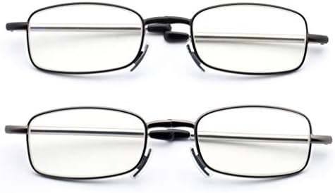 Hordozható Kompakt Mini Kék Fény Blokkoló Olvasó Szemüveg Tükröződésmentes Összecsukható Szemüveget A Nők, Férfiak, Hogy Az Olvasók Az Esetben