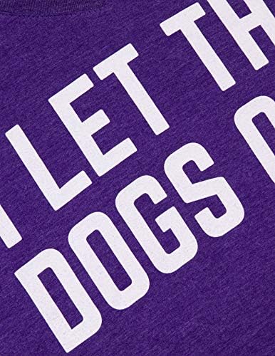 Hagyja, hogy A Kutyák Ki | Vicces kutyasétáltató Vicc Kisállat Tulajdonosa, Humor Női V-Nyakú Póló Felső