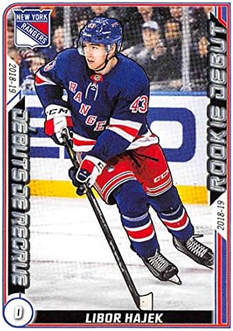 2019-20 Topps NHL Matrica 537 Libor Hajek New York Rangers NHL Jégkorong Mini Matrica Trading Card