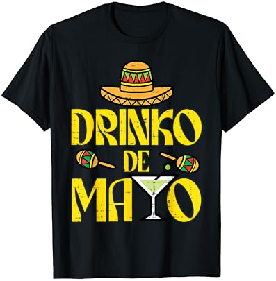Drinko De Mayo Vicces Cinco De Mayo Mexikói Fiesta Party Póló