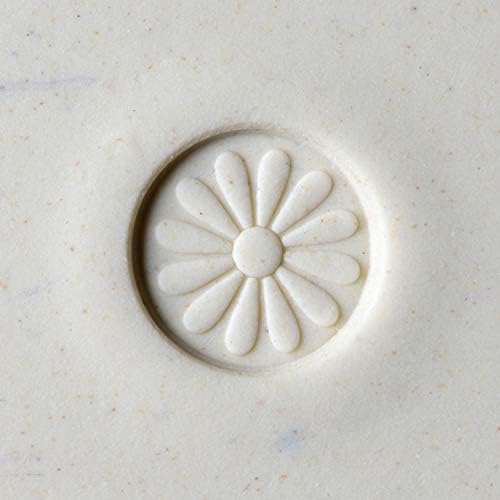 Kor Eszközök 1,5 cm Akril Bélyeg Polimer Értékes Fém, Porcelán, Agyag (Virág 1 KSm-003)