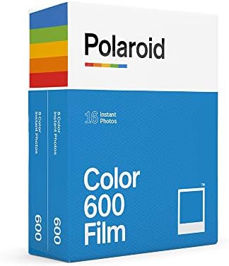 Polaroid Szín Instant Film 600 - Dupla Csomag (16 Lap) | Grey Album Polaroid Instant Film