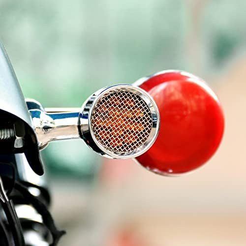 WTZMOTO 2DB Motorkerékpár lámpa - Lámpák 12V Utángyártott Golyó Első & Hátsó irányjelző Kompatibilis Harley Bobber Sportster