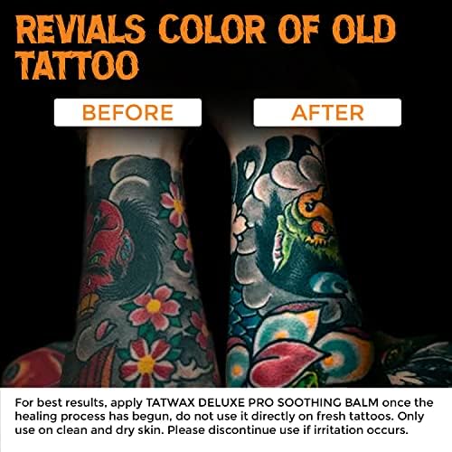 TATWAX A Folyamat & Utógondozás Egyetlen Tin Tetoválás Nyugtató Balzsam, Gyorsabb a Gyógyulás a Friss Tetoválás, Enyhíti a fájdalmat