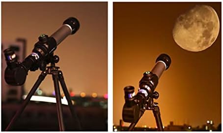 Csillagászati Távcső Gyerekeknek & Kezdők, 50 mm Nyílású 600 mm Gyújtóponti Csillagokat HD Refraktor Teleszkóp, Bejegyzés Csillagászati