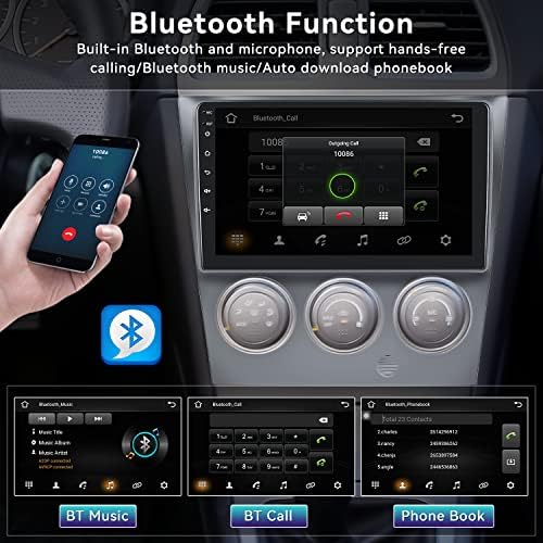 UNITOPSCI 9 Hüvelykes Android Autó Hifi a Subaru Impreza 2003 2004 2005 2006 HD érintőképernyő, Bluetooth autórádió GPS Navigációs Sztereó