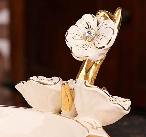 YCHAOYUE Európai Nagy Kerámia Hamutartó Gyémánt Nappali dohányzóasztal Dekoráció Hamutartó Dekoráció, Kézműves 25X20X17.5cm