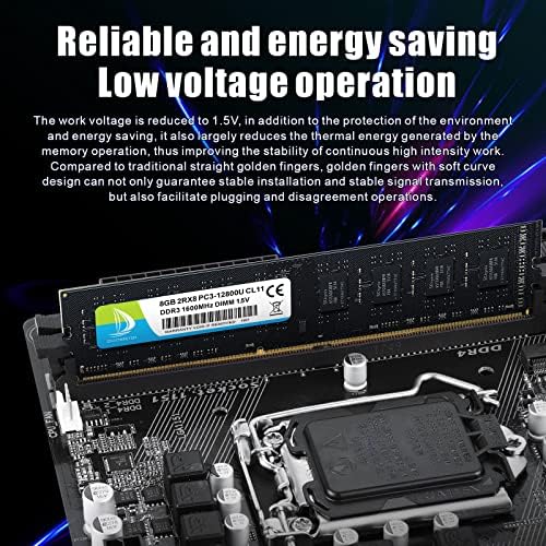 32GB(4X 8GB) DDR3 1600 mhz-es DIMM RAM PC3-12800U CL11 1.5 V-240-Tűs nem pufferelt Non-ECC Frissítés Modul Ram Asztali Memória, RAM