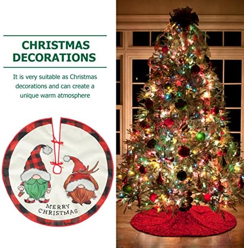PRETYZOOM Karácsonyi Clearance Gnómok karácsonyfa Szoknya 32 Hüvelyk karácsonyfa Alátét Fa Dísztárgyak| Karácsonyi Party Dekoráció
