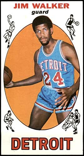 1969 Topps 8 Jimmy Walker Detroit Pistons (Kosárlabda Kártya) Dean Kártyák 5 - EX Pistons