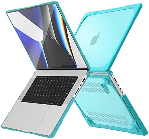 Batianda Kompatibilis az Új MacBook Pro 16 colos Esetben 2021 2023 Kiadás A2780 Modell, nagy teherbírású Védő Műanyag Kemény Héj a Fold Kitámasztó