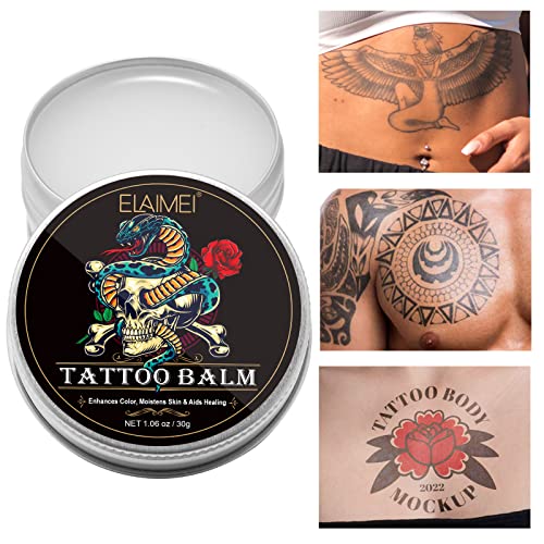 Tetoválás Balzsam Előtt, Alatt& Után A Tetoválás Folyamata, - ban Természetes, Biztonságos Összetevők,Javítja a Színét, Nedvesíti a Bőr