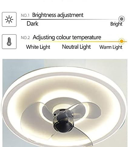 KATA-MEDICA Okos Változó Frekvencia Rázta Fejét Mennyezeti Ventilátor Fény Ultra Vékony Bladeless Ventilátor Mennyezeti Lámpa