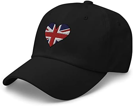 Union Jack Hímzett Állítható Apa Kalapját, Egyesült Királyság Zászló Kalap, Strukturálatlan Baseball Sapka, Több Színben