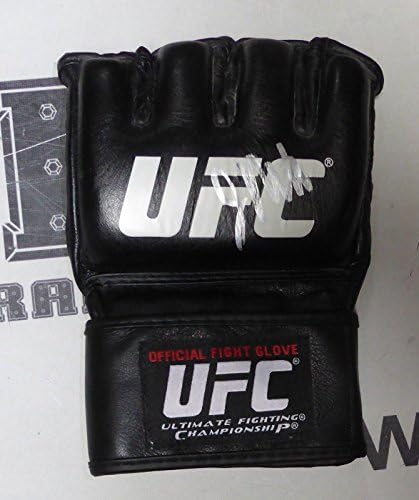 Jim Miller Aláírt Hivatalos UFC Harc Kesztyű PSA/DNS-COA Autogramot 172 168 155 100 - Dedikált UFC Kesztyű