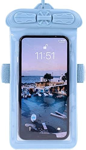 Vaxson Telefon Esetében, Kompatibilis a Huawei Honor Magic 3 Pro Plus Vízálló Tasak Száraz Táska [ Nem Képernyő Védő Fólia ] Kék