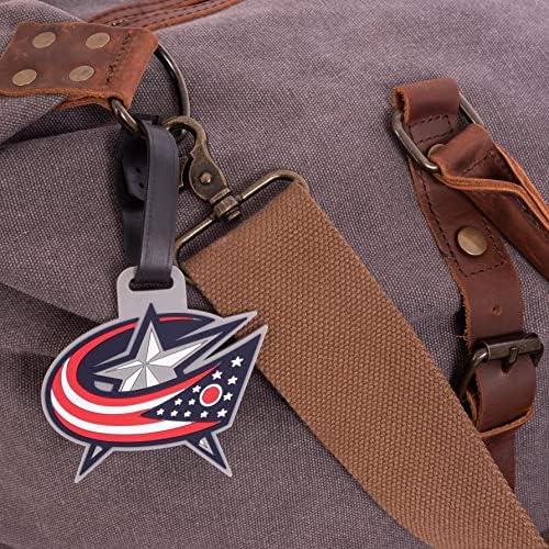 Columbus Blue Jackets Csapat NHL nhl bőröndcímke Táska (MŰANYAG Bőrönd Címke)