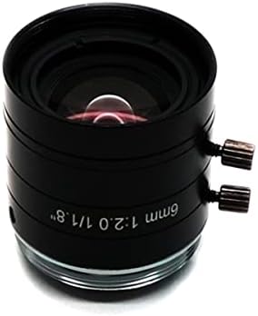 Mikroszkóp Kiegészítők Készlet Felnőttek 5MP 1/1.8 nyomja meg az F2.0 Rekeszérték C-Mount 6 mm Gyújtótávolság Ipari éjjellátó Kamera, Objektív