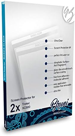 Bruni képernyővédő fólia Kompatibilis a Trotec XC600 Védő Fólia, Crystal Clear Védő Fólia (2X)