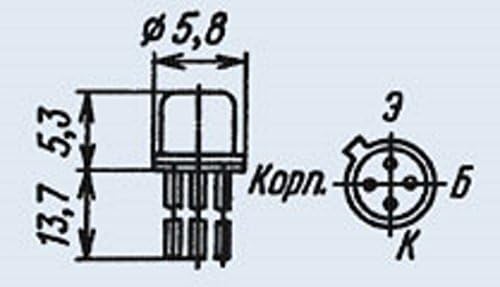 S. U. R. & R Eszközök Szilícium Tranzisztor KT399A analoge 2N2857, 2N3570, 2N3571, 2N3572 SZOVJETUNIÓ 2 db