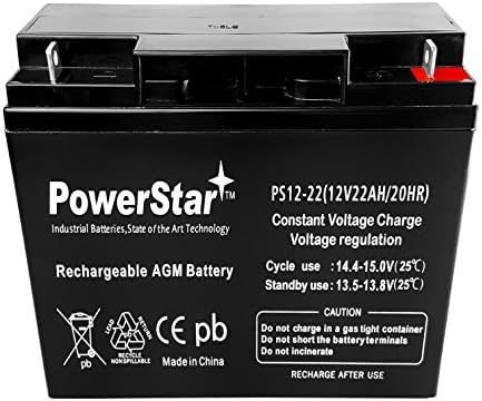 PowerStar® HR22-12 Valódi BB Akkumulátor - 22 amp óra - 12 volt