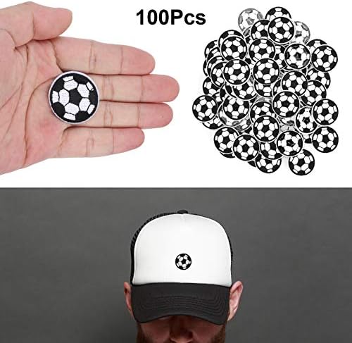 100-as Futball-Labda Hímzés Foltok DIY Ruhát Foltok Hímzés Applied Zokni Hangdbags Art Kézműves Nadrág