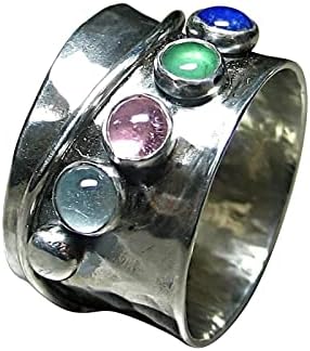 2023 Új Gyűrű, Ékszerek, Divat Eljegyzési Női Női Személyiség Gyűrű Intarziás Gyűrű Gyémánt Gyűrű, Gyűrűk, Boldog Arc Gyűrűk (SL, 10)
