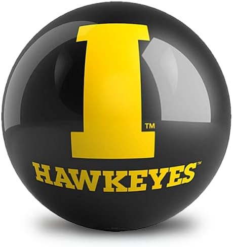 NCAA Iowa Hawkeyes Bowling Golyó Undrilled USBC Jóváhagyott Rendelkezésre Több Súlyok