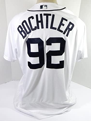 2021 Detroit Tigers Doug Bochtler 92 Játék Kiadott Fehér Jersey 48 DP37573 - Játék Használt MLB Mezek