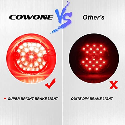 COWONE 2023 Legmenőbb 3 1/4 Hüvelykes Hátsó LED-es irányjelző 1156 Futó Fény féklámpa Kompatibilis Motoros Közúti Glide Road