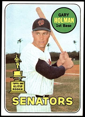 1969 Topps 361 Gary Holman Washington Senators (Baseball Kártya) NM Szenátorok