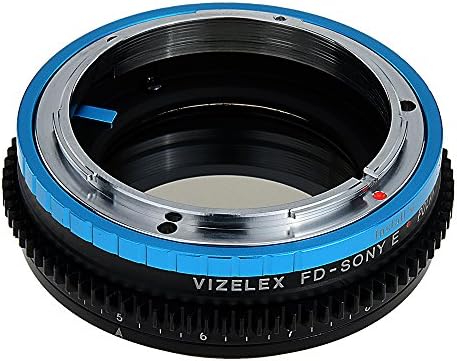 Vizelex Polar Gázt bajonett Adapter - Canon FD & FL 35mm-es Objektív Sony Alpha E-Mount tükör nélküli Fényképezőgép Beépített Körkörös