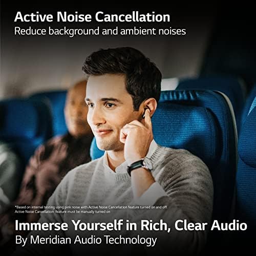 LG HANG Ingyenes Igaz, Vezeték nélküli Bluetooth-Fülhallgató 5 - Aktív zajszűrő , Fekete